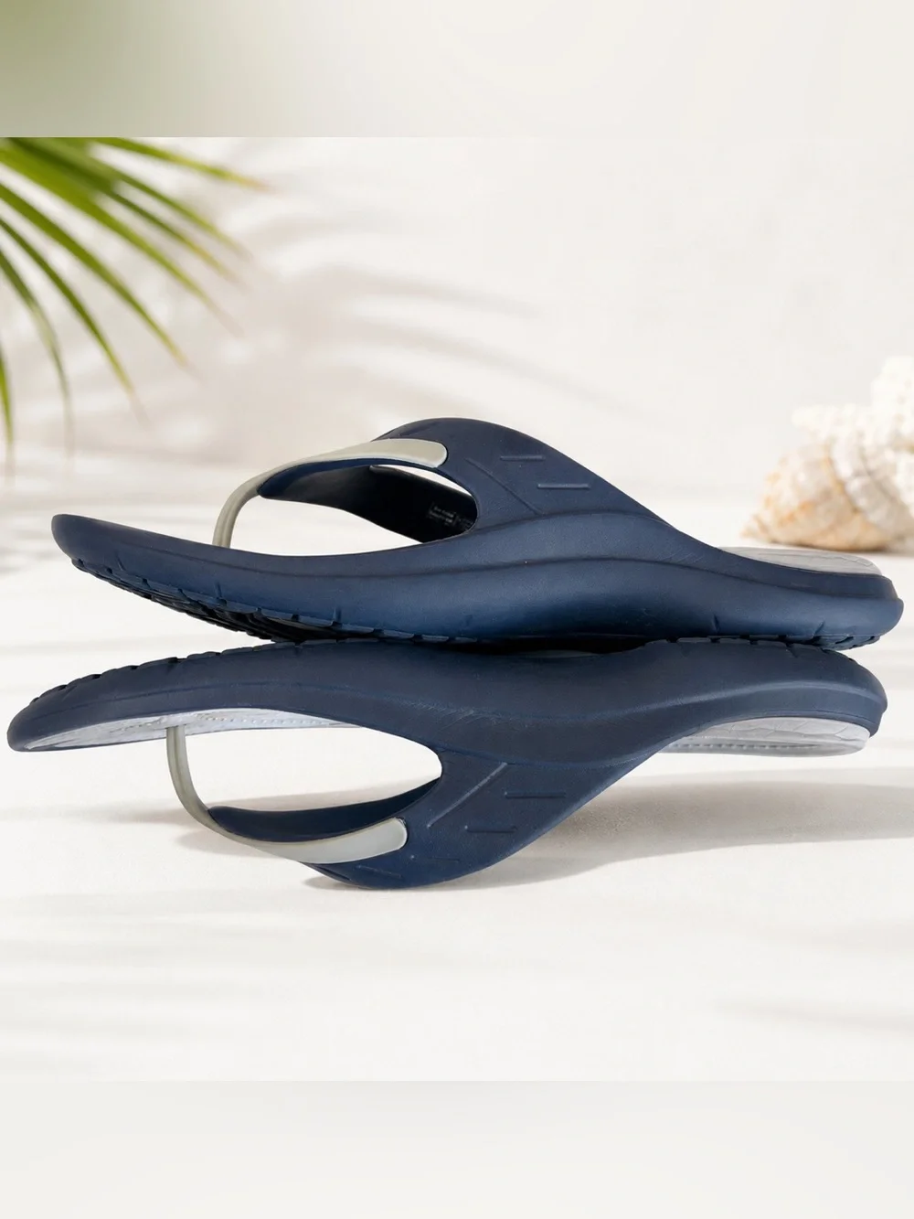 Crocs Modi Sport Flip Flop Mens Size 15 Navy Blue Grey Sandals